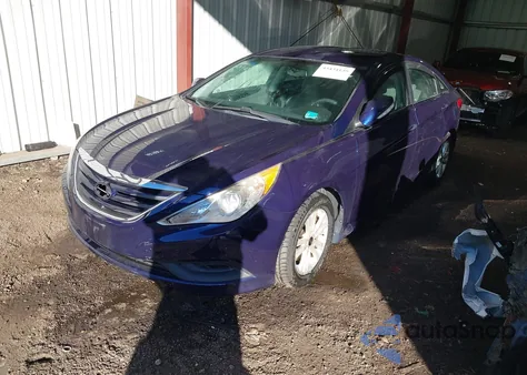 2014 Hyundai Sonata Gls from USA, damaged, VIN 5NPEB4AC3EH914642